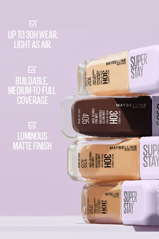 Maybelline Super Stay® Lumi-Matte Foundation makeup 30ml
