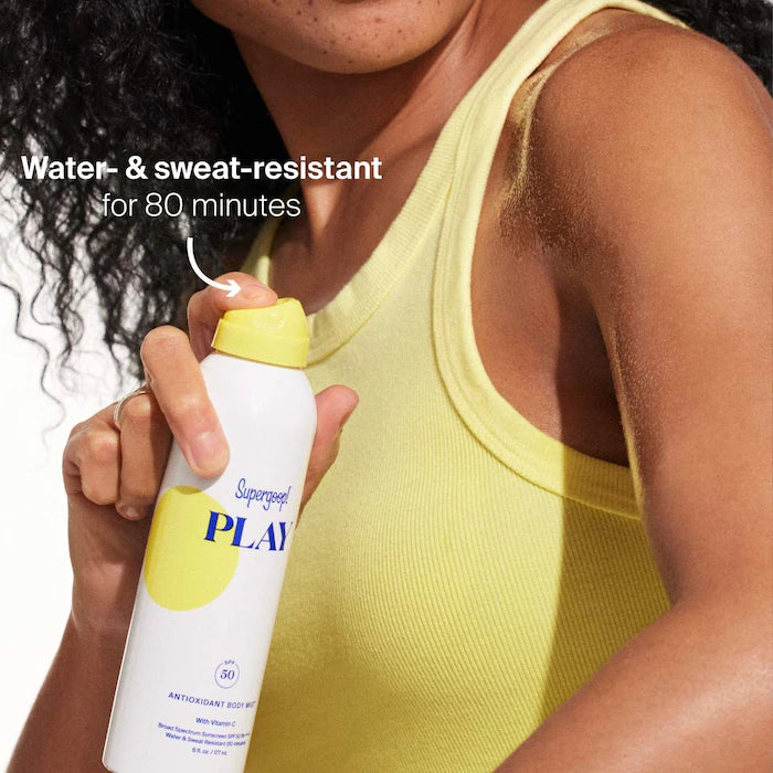 Supergoop! PLAY Antioxidant Body Sunscreen Mist SPF 50