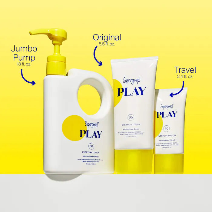 Supergoop! PLAY Everyday Lotion SPF 50 Face & Body Sunscreen