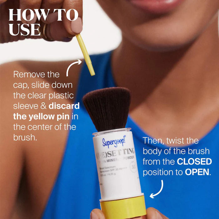 Supergoop! 100% Mineral (Re)setting Powder Face Sunscreen SPF 35