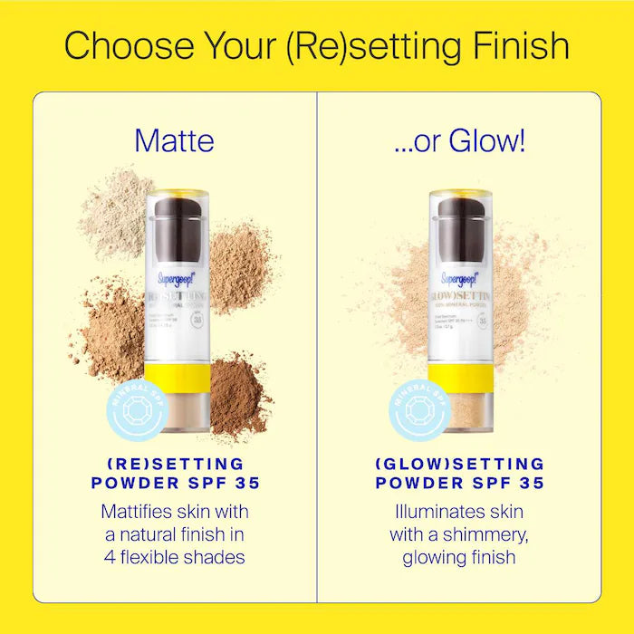 Supergoop! 100% Mineral (Re)setting Powder Face Sunscreen SPF 35
