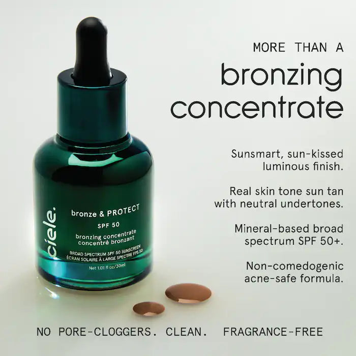 ciele bronze & PROTECT SPF 50+ bronzing concentrate