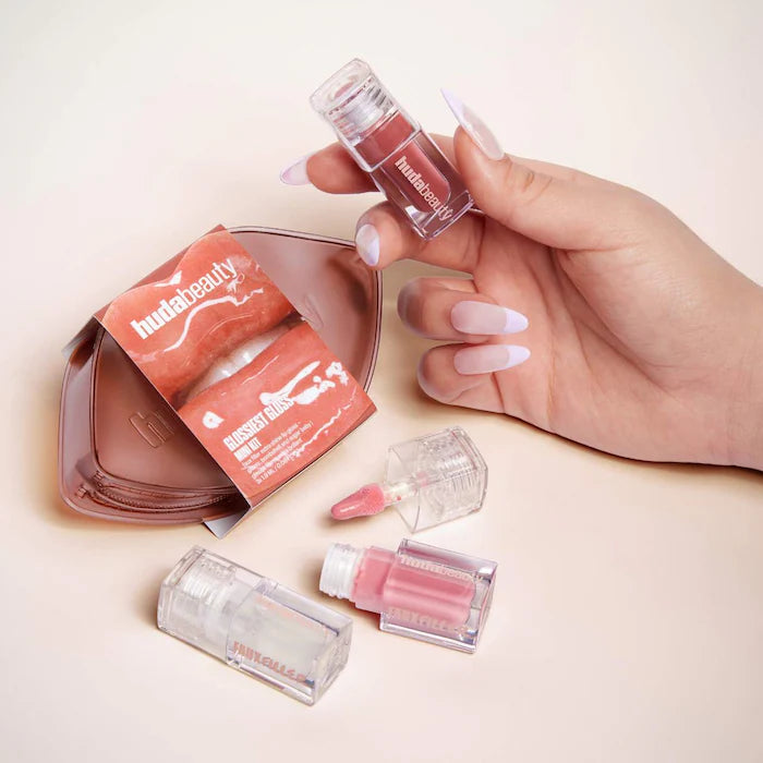 HUDA BEAUTY Mini Glossiest Lip Gloss Set