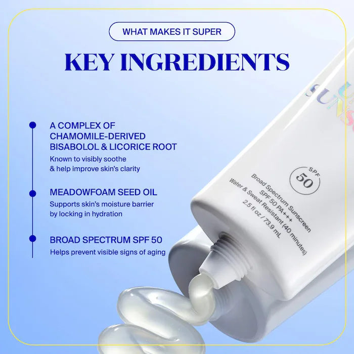 Supergoop! Unseen Sunscreen Invisible Broad Spectrum SPF 50 PA +++