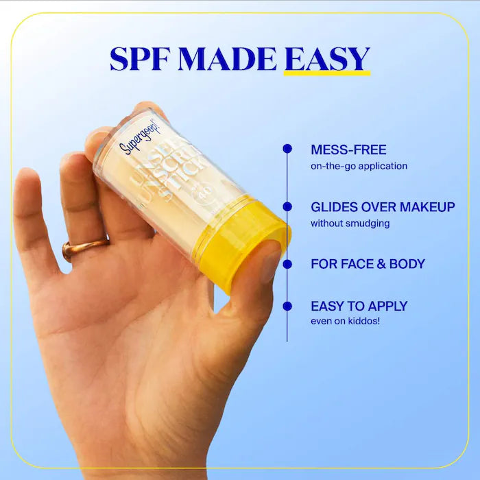 Supergoop! Unseen Sunscreen Stick SPF 40 Invisible Sun Protection