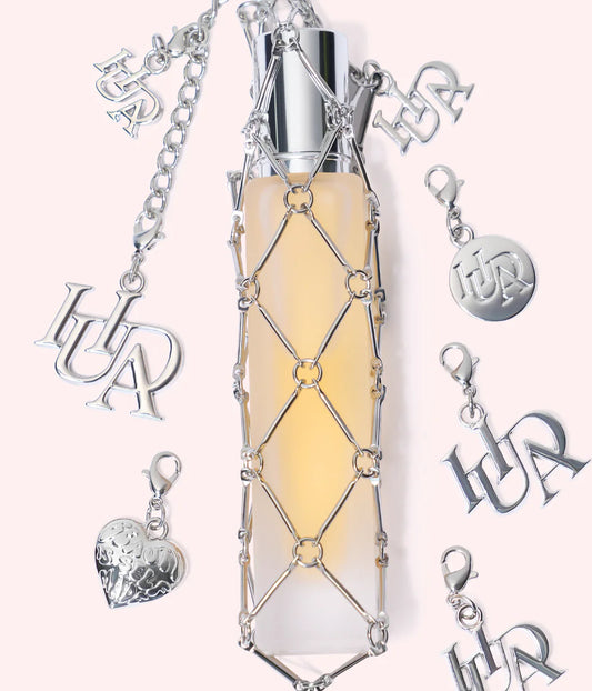 TRAVEL SPRAY FRAGRANCE HOLDER WITH CHARMS