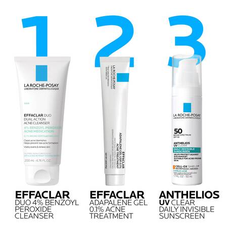 Effaclar Duo Acne Face Wash With 4% Benzoyl Peroxide