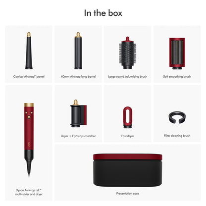 Dyson Airwrap i.d. Multi-Styler in Red Velvet/Gold