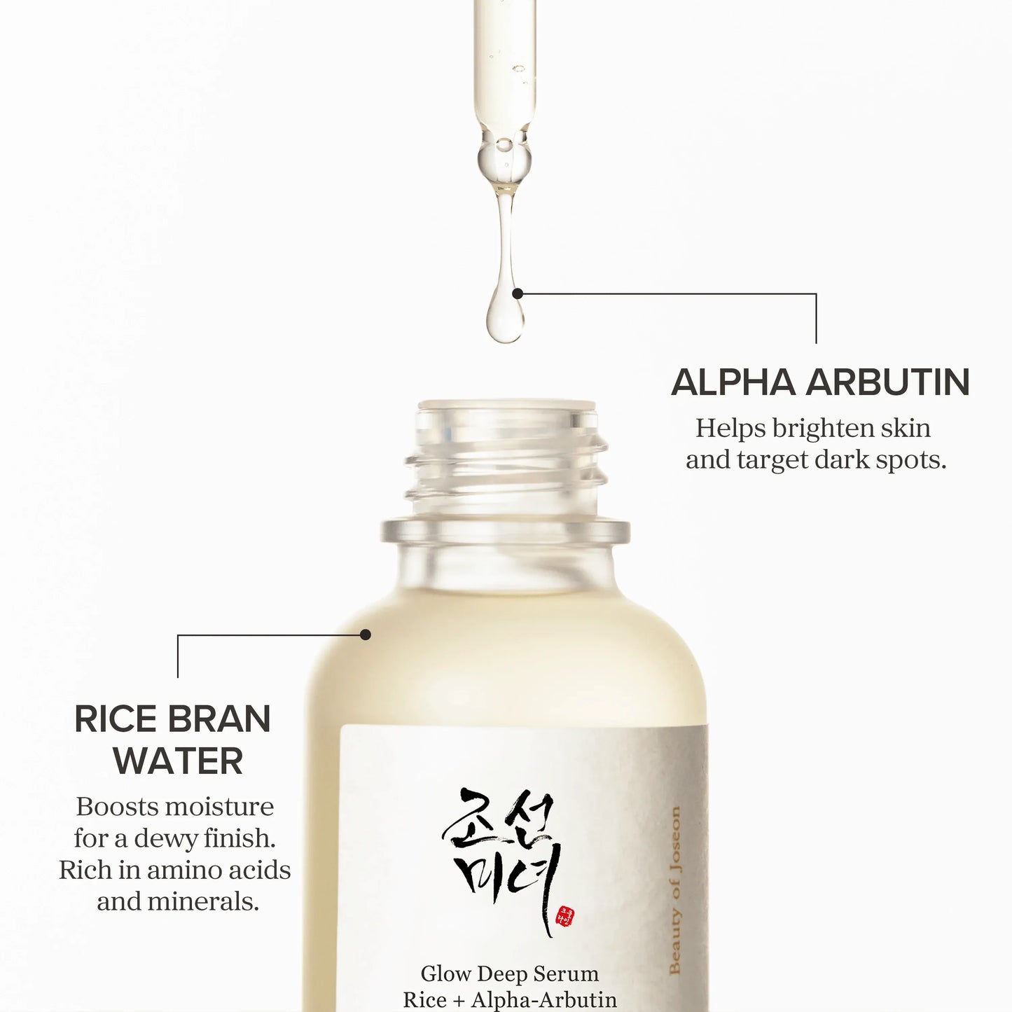 Glow Deep Serum : Rice + Alpha-Arbutin 30ml