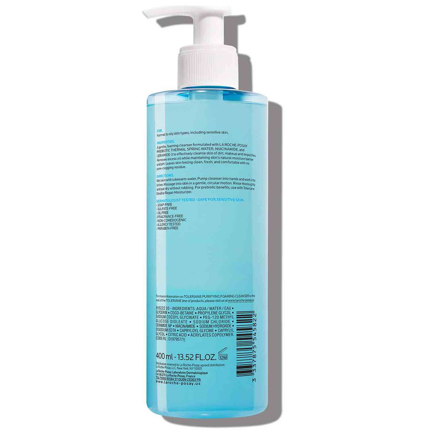 La Roche Posay Toleriane Purifying Foaming Face Wash