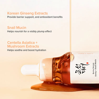 Revive Serum : Ginseng + Snail Mucin