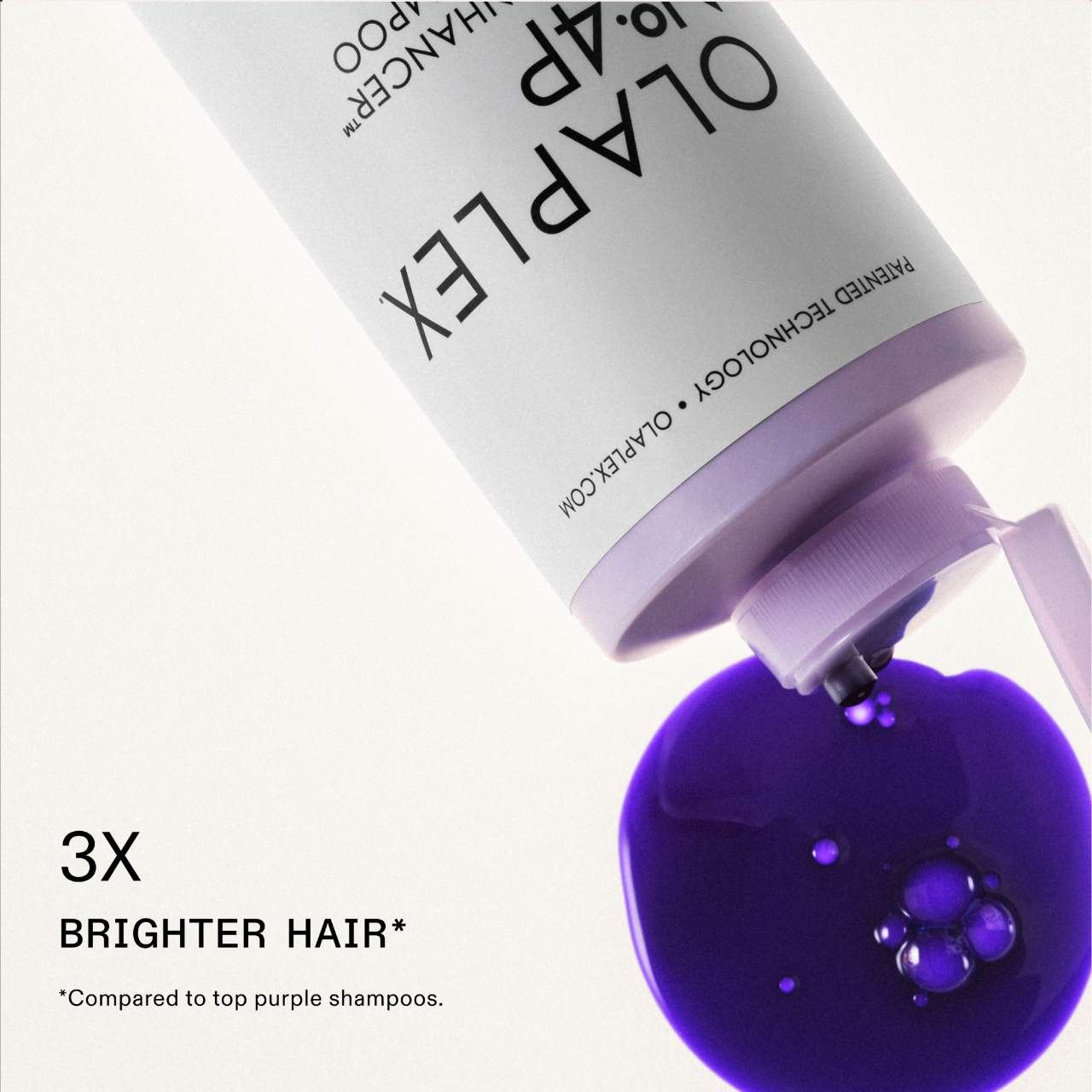 Olaplex No.4P Blonde Hair Hydrating & Brightening Purple Toning Shampoo