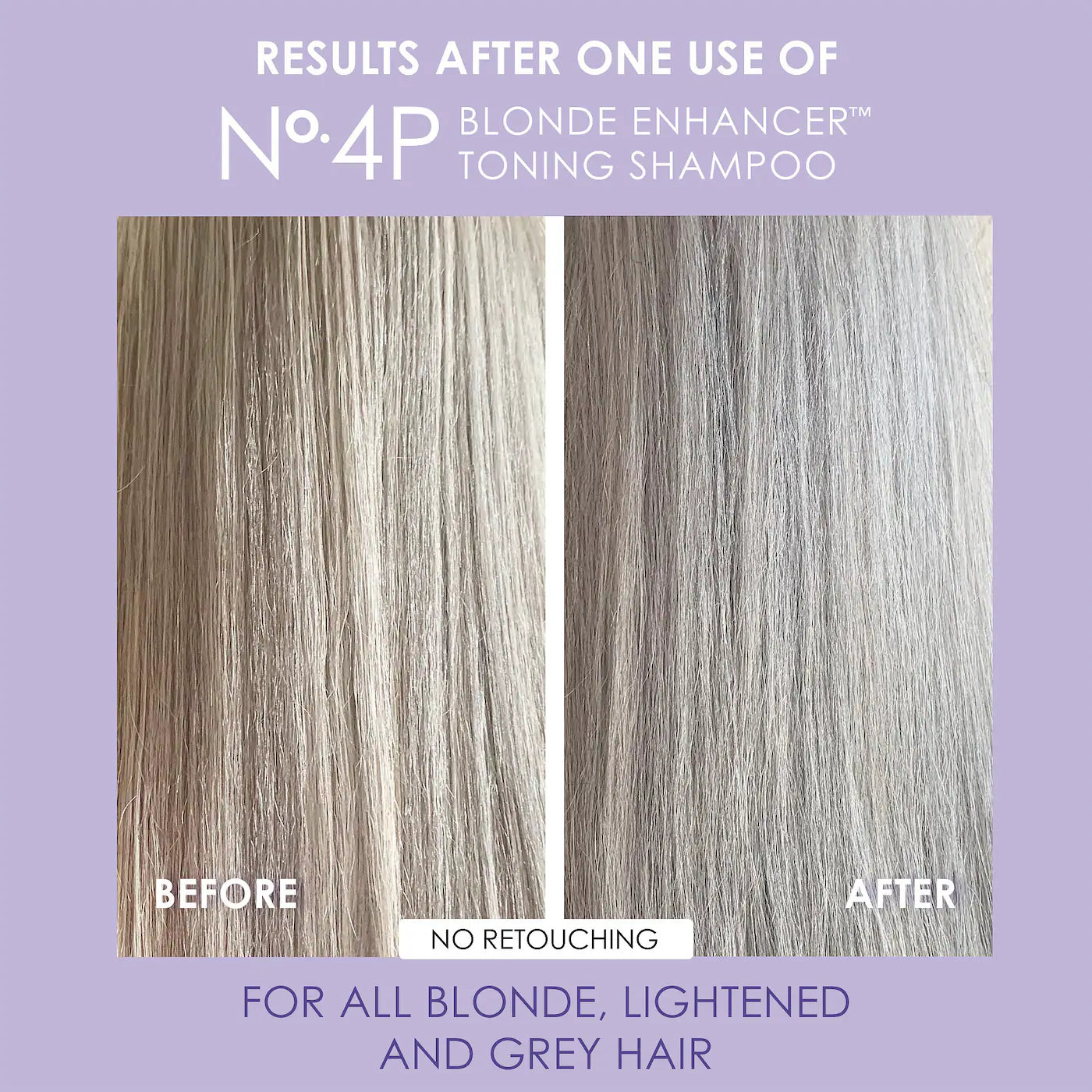 Olaplex No.4P Blonde Hair Hydrating & Brightening Purple Toning Shampoo