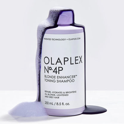 No.4P Blonde Hair Hydrating & Brightening Purple Toning Shampoo