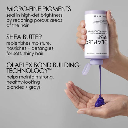 No.5P Blonde Hair Hydrating & Brightening Purple Toning Conditioner