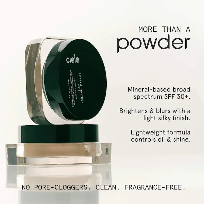 ciele  filter & PROTECT SPF 30+ finishing and setting powder