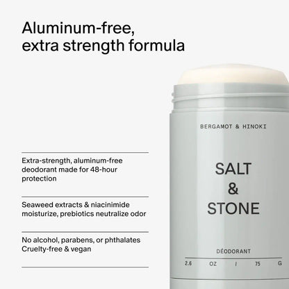 Bergamot & Hinoki Extra-Strength Aluminum-Free Deodorant
