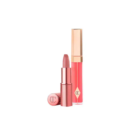 Charlotte Tilbury Icon Baby Fresh Pink Gloss and Lipstick Duo