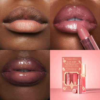 Charlotte Tilbury Icon Baby Fresh Pink Gloss and Lipstick Duo