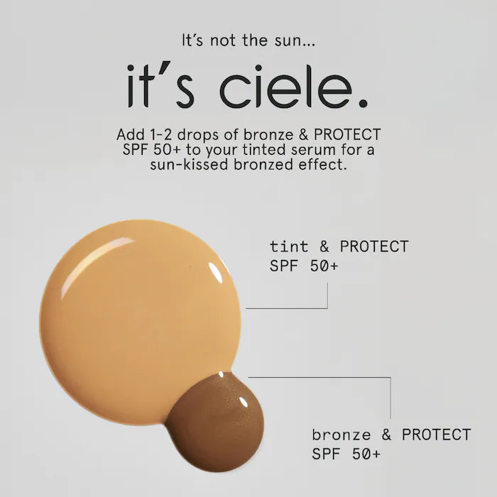 ciele  bronze & PROTECT SPF 50+ bronzing concentrate