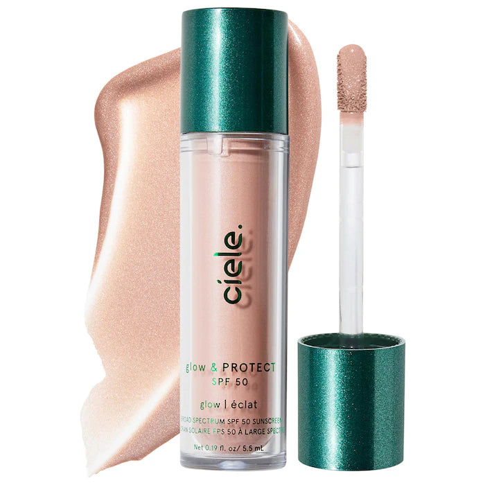 ciele  glow & PROTECT SPF 50+ liquid highlighter