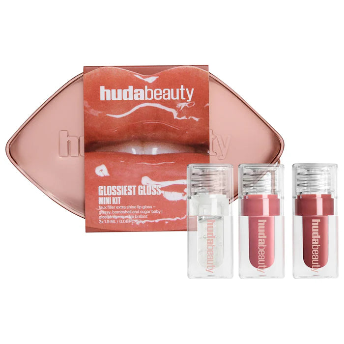 HUDA BEAUTY  Mini Glossiest Lip Gloss Set